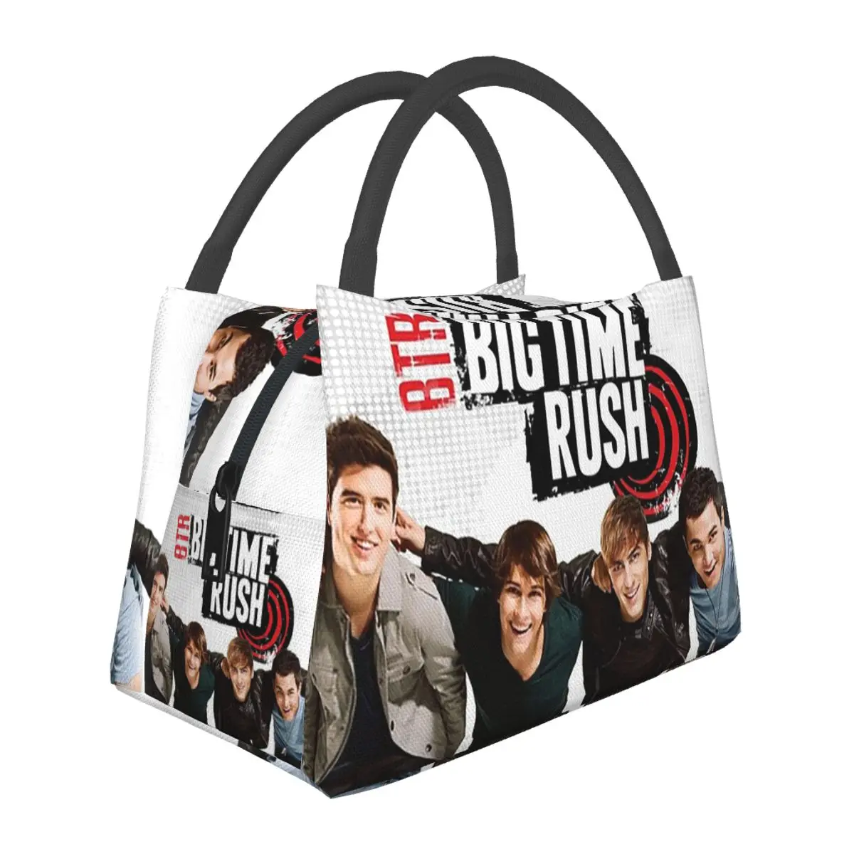

Термосумка для обедов Big Time Rush BTR для женщин, портативный контейнер для пикника, термоконтейнер для еды, сумка-холодильник