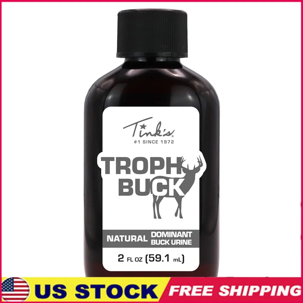 Natürlicher Buck-Urinduft, 2 oz, klassische Glasflasche, langlebig, Neugier, Köder, Hirschjagd, Territorial, Herausforderung, Verwendung mit Duft