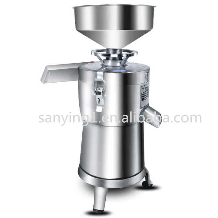 Commercial Stainless Steel Tofu Press Making Machine Vertical Electric Soybean Milk Grinder 4kW Motor Energy Saving 30-40kg