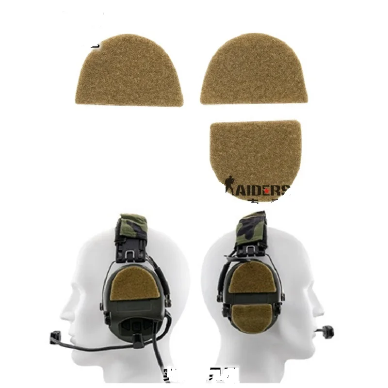 ชุดหูฟังป้องกันสติกเกอร์พื้นผิวเนื้อนุ่มแนวยุทธวิธี MSA C2 C3 M32 M31