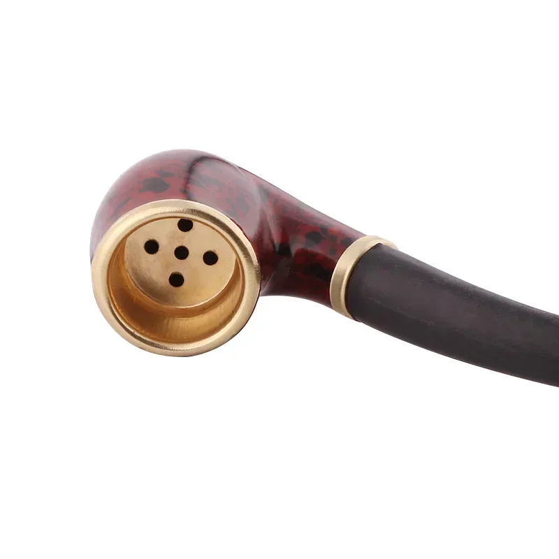 Pipe à tabac classique solide, vintage, durable, nouveau design créatif, accessoires pour fumer sans fumée, haute qualité