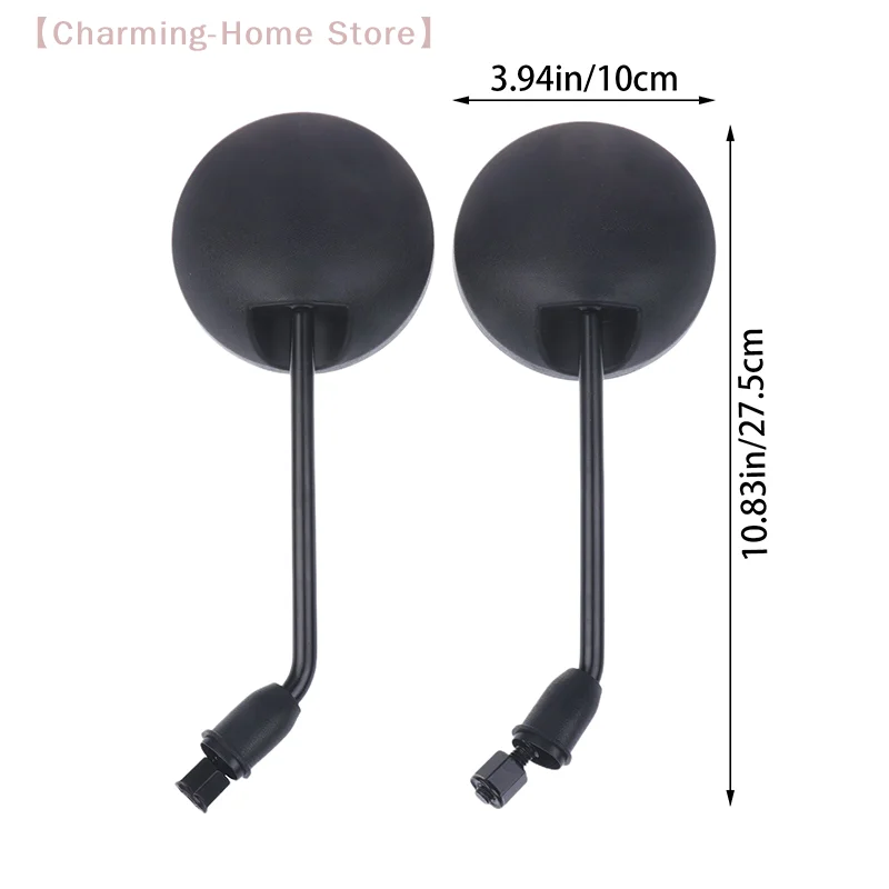 

【M】1Pair Rear View Mirror Adjustable 360° Rotation Reflector Handlebar Rearview Mirror For Motorcycle Bike Electric Scooter