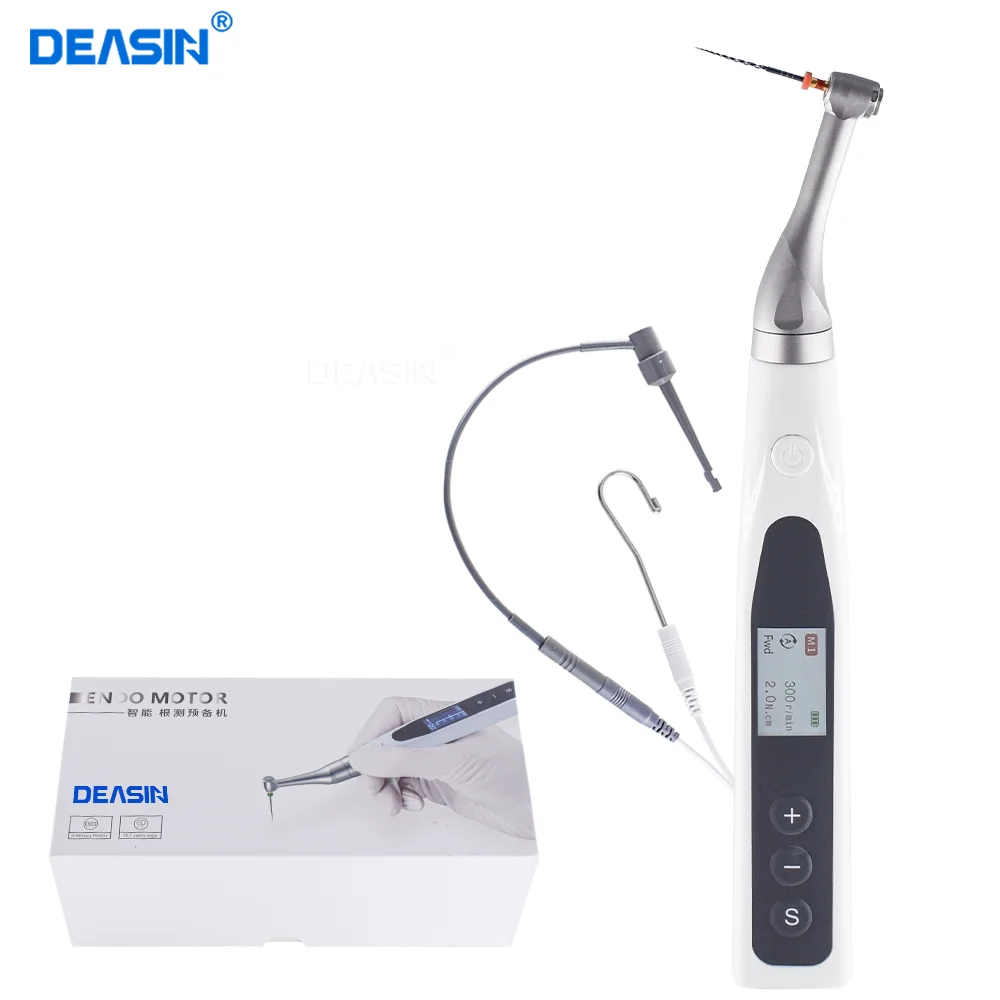 

Dent al Endo Motor Эндодонтическое лечение Светодиодный наконечник для корневых каналов Соотношение 16:1 Встроенный локатор вершины 2в1 Беспроводной/сменный Hea