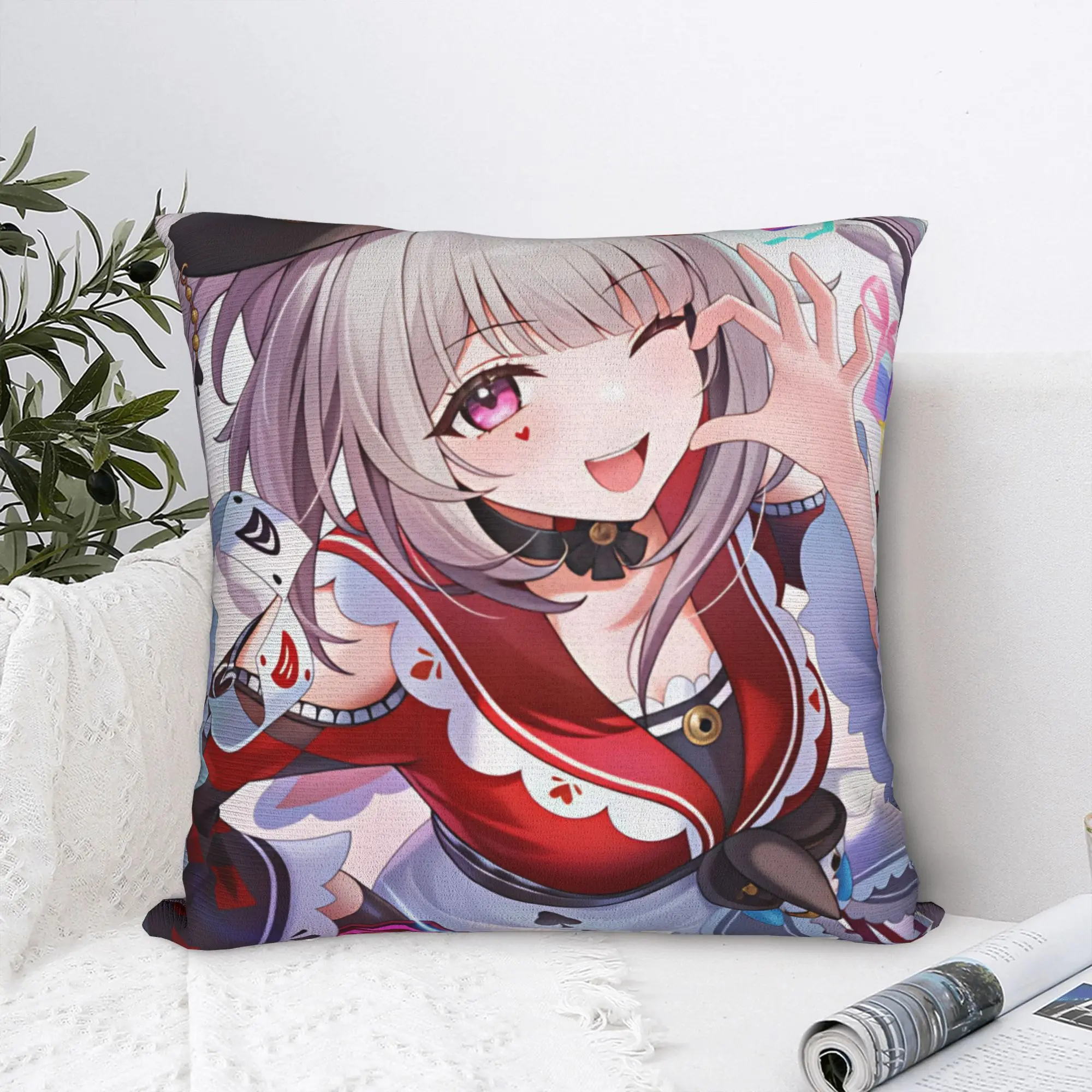 Honkai Impact Pillow Case  Comfy Pillow Cover Novelty Pillowcases For Couch Sofa Bedroom