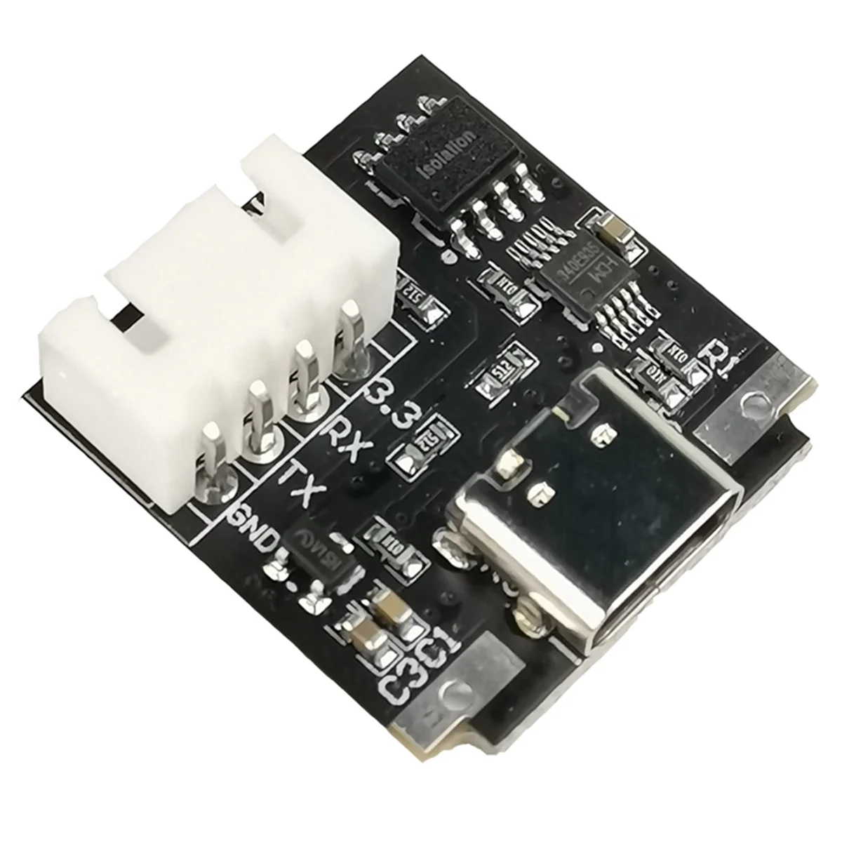 Isolated USB to TTL USB-C to serial port UART module