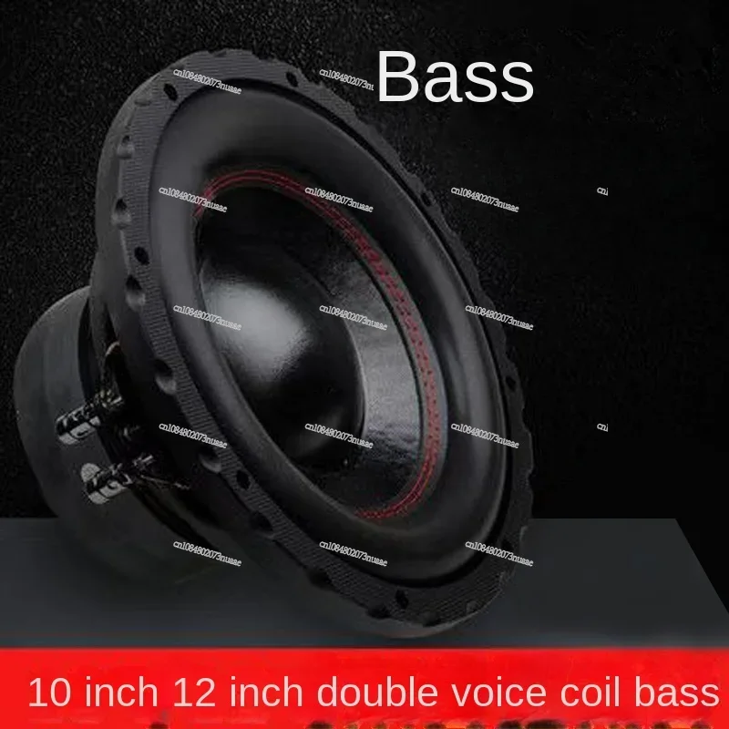 مكبرات الصوت السلبية لتعديل صوت السيارة، ملف صوتي مزدوج، مكبر صوت نقي، 8 بوصة، 10 بوصة، 12 بوصة
