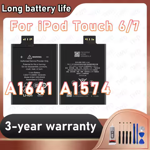 A1641 A1574 Large capacity Battery For IPOD Touch 6/touch 7/touch6 Batteries New High Quanlity+Free Tools