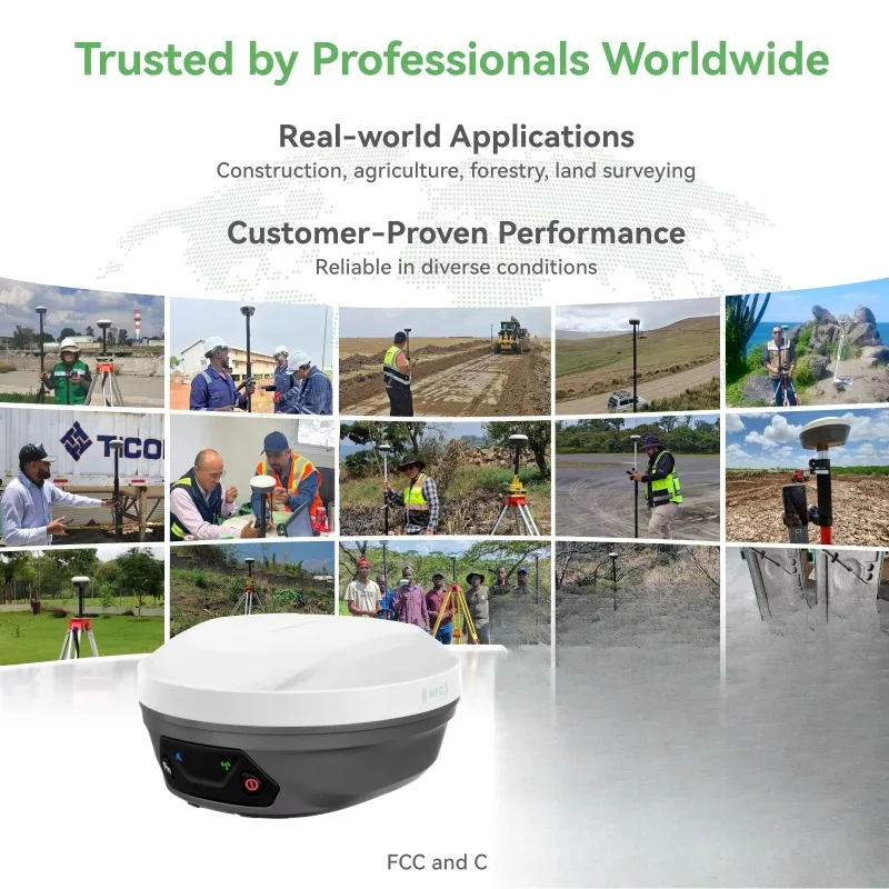 Factory Wholesale E1 Lite GNSS Base Rover  Fast Global Shipping Regional Support GPS GNSS RTK Receiver