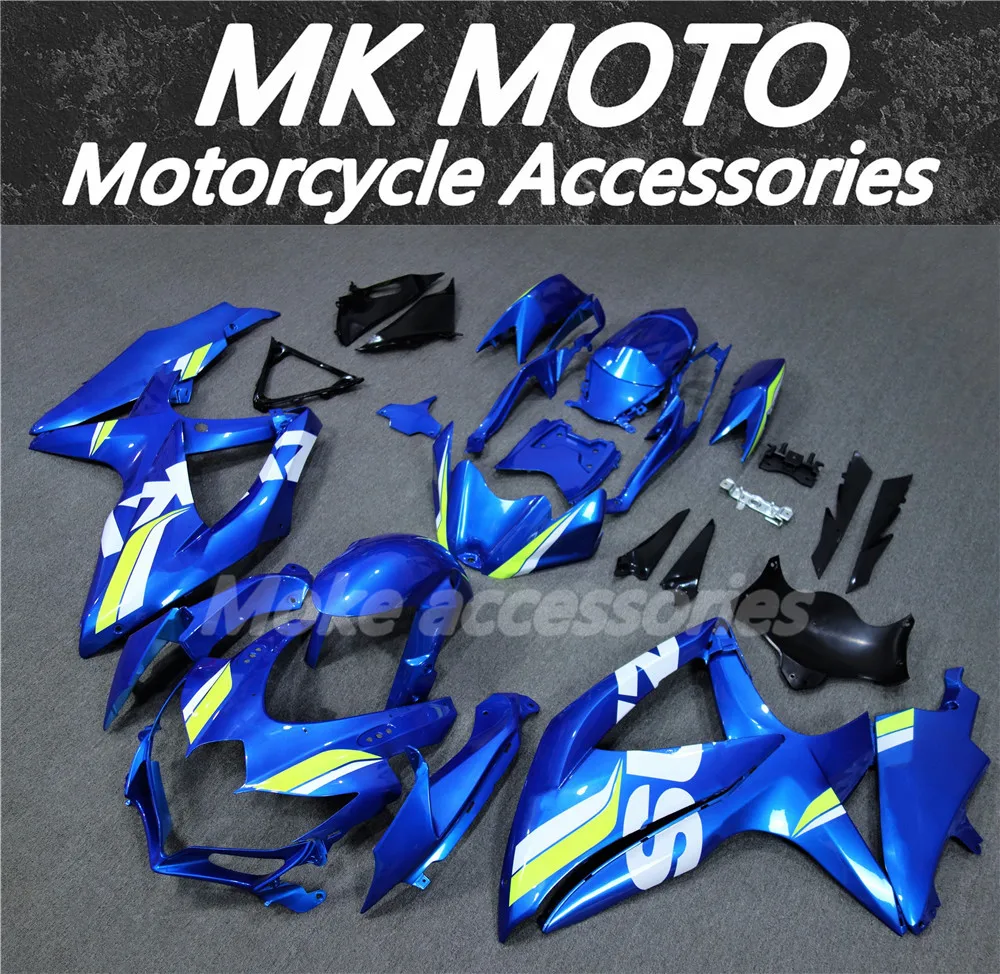 

Motorcycle Fairings Kit Fit For gsxr600/750 2008 2009 2010 Bodywork Set High Quality ABS Injection New Blue