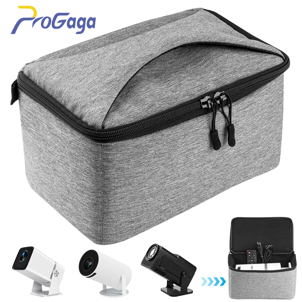 Progaga Projector Carrying Bag HY300 Pro HY300W HY320 Mini HY320W TD80W Portable Travel Mini Projector Bag Case Storage Cover