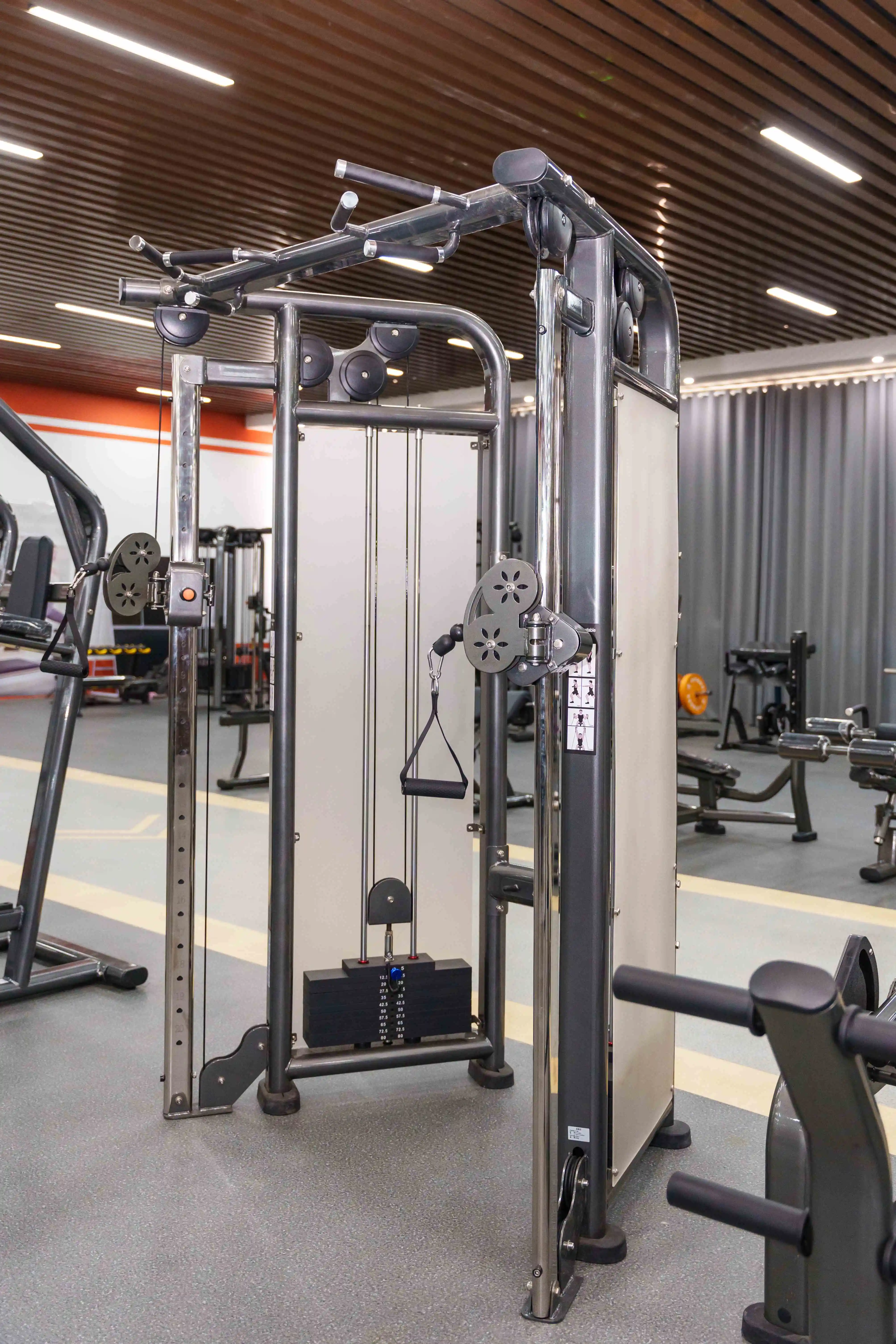 Commercial Functional Trainer Dual Weight Stack Cable Crossover Machine Gym Fitness Equipment for Strength Workout