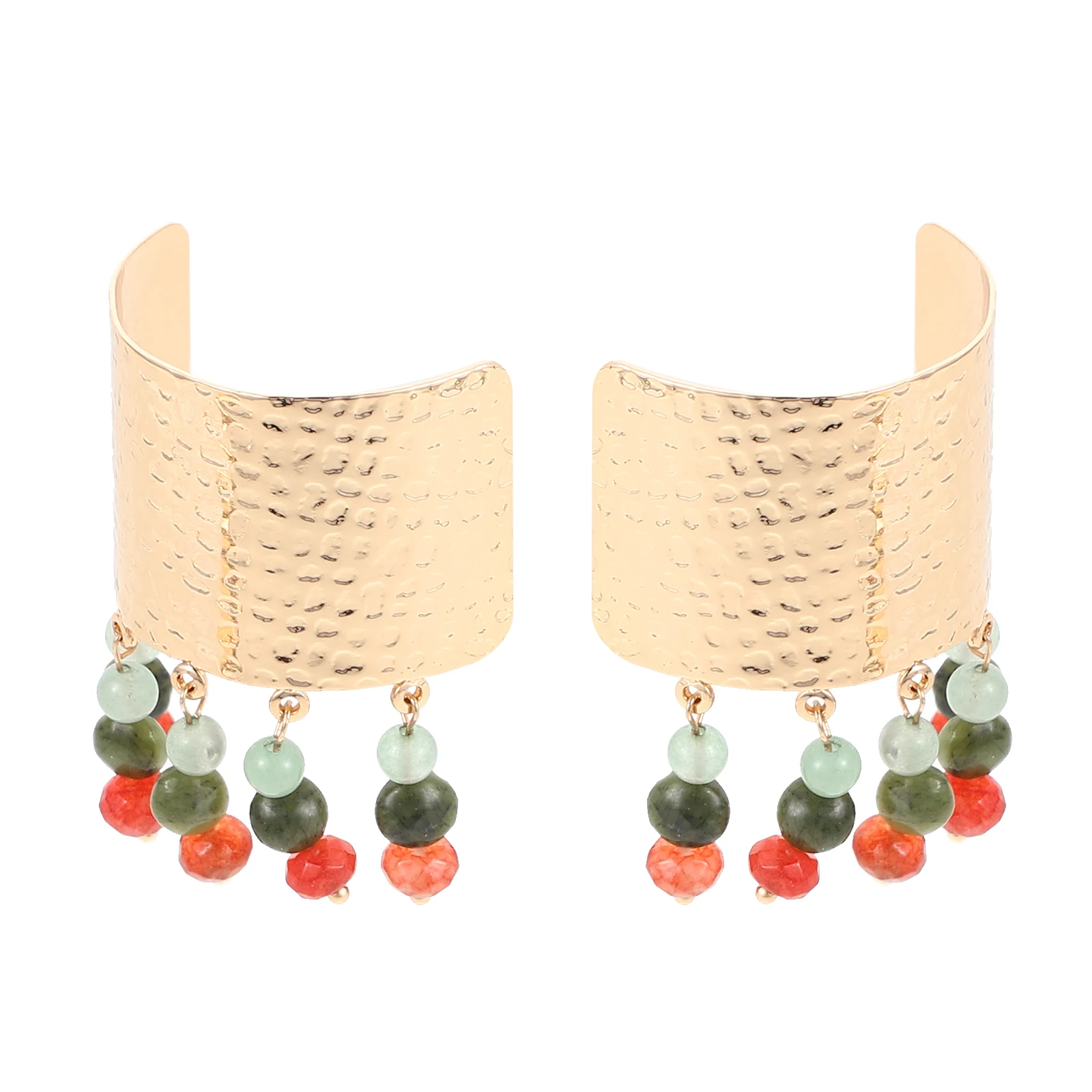 

2 Pcs New Chinese Style Hair Buckle Metal Cuff for Ponytail Clip Women Barrette Buckles Alloy Asian Accessories Barrettes Miss
