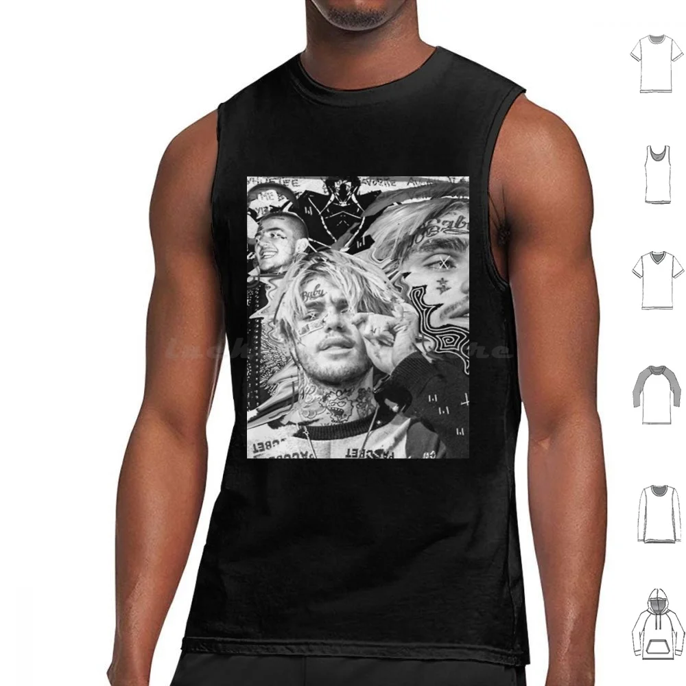 

Dark Liill Peep Black And White Wall Tank Tops Vest Sleeveless Graphicdesign Black And White Birthday First Named Music