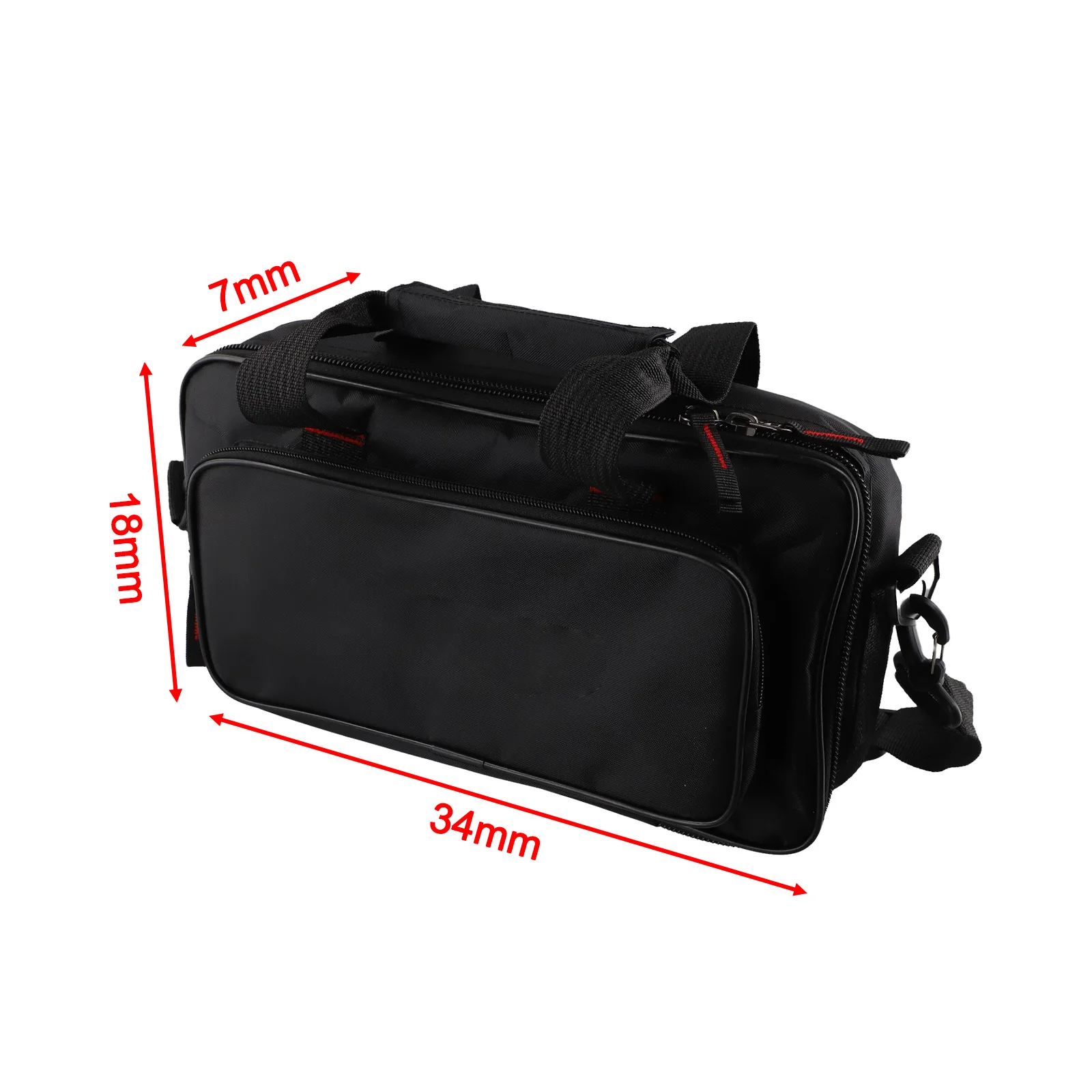 Guitar Pedalboard Carrying Bag Portable with Multiple Compartments for Effects Pedal Boards Lightweight and Strong Design