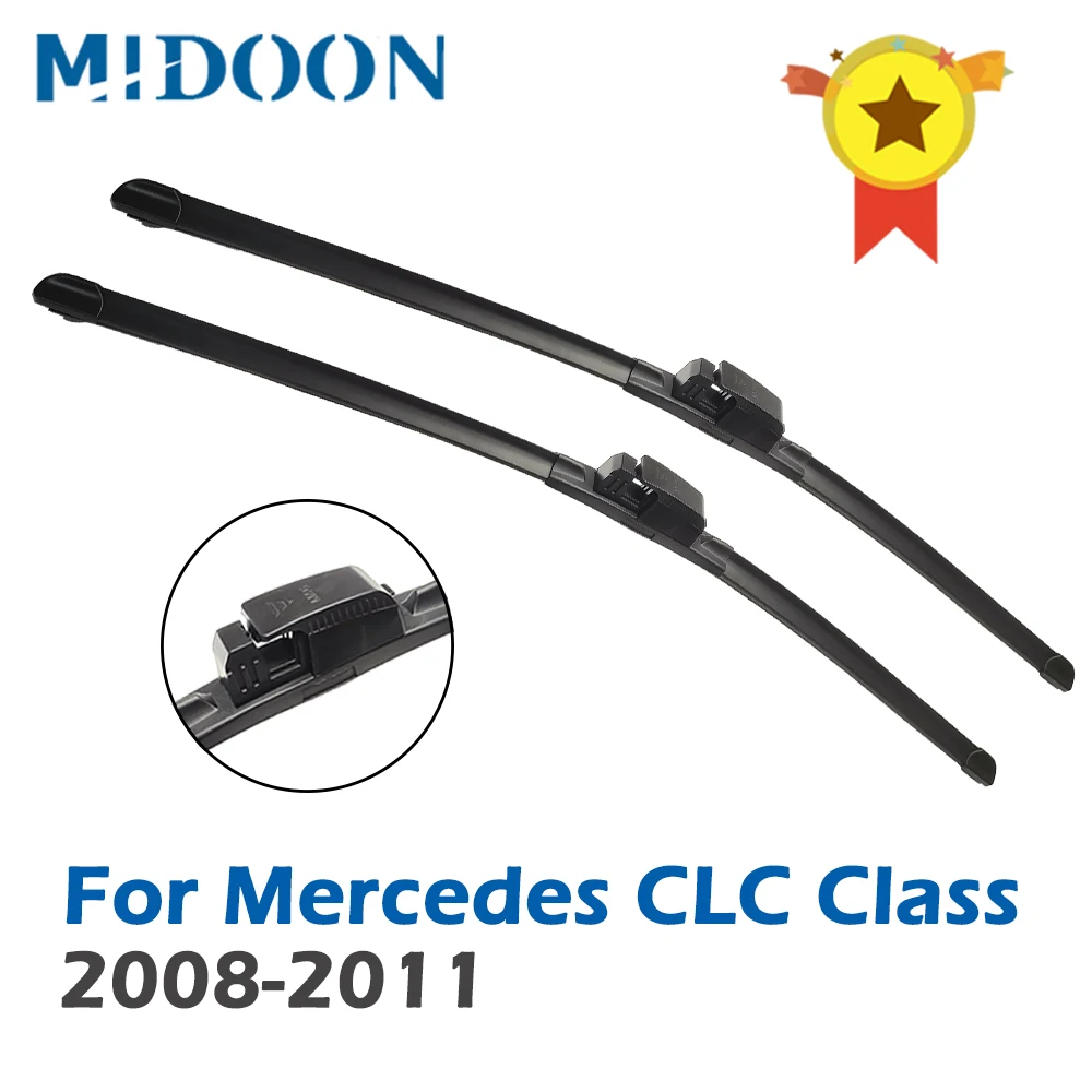 MIDOON Wiper Blades for Mercedes Benz CLC Class CL203 Fit Slider Arms 160 180 200 220 230 320 350 BlueEFFICIENCY KOMPRESSOR CDI