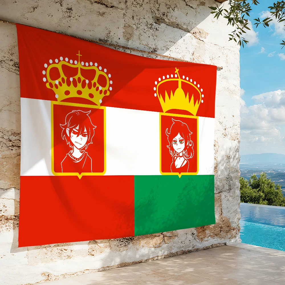 Game The C-Coffin of A-Andy and L-Leyley  flag For Decoration Outdoor Picnic  Hanging Home Camping Party Banner