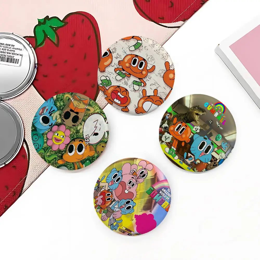 مذهلة W-world من Gumball شارات الإبداعية صفيح زر PinsBrooch الإبداعية يقتبس شارة الملابس على ظهره مجوهرات هدية