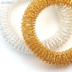 1PC Stainless Steel Wrist Massage Rings Hand Massager Ring Acupressure Bracelet Unique Effects Hot High Quality
