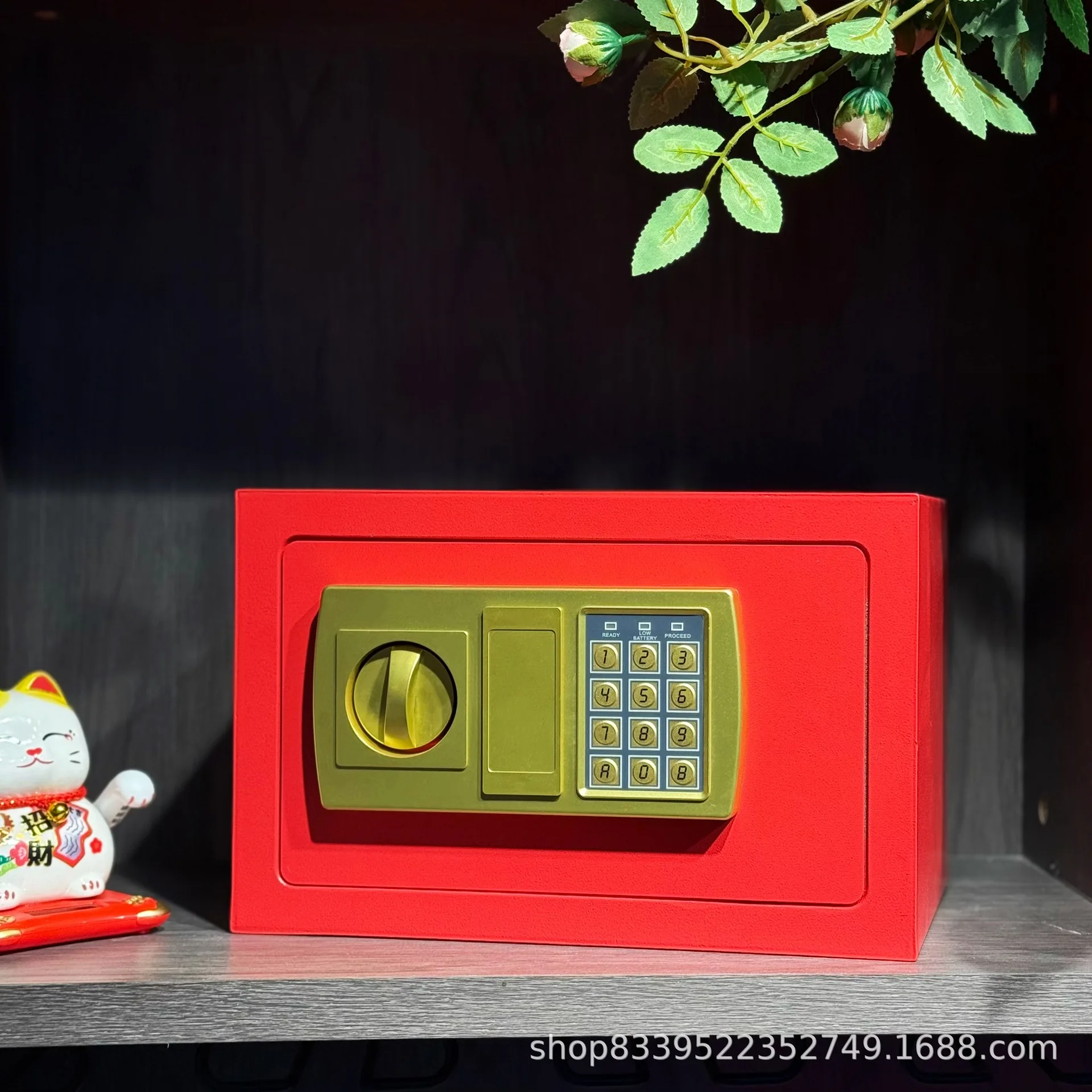 الآمن المنزلي الجديد جميل وجو. يمكن أن تدخل الحائط ودخول الخزانة للحصول على السلامة ومضادة للسرقة.