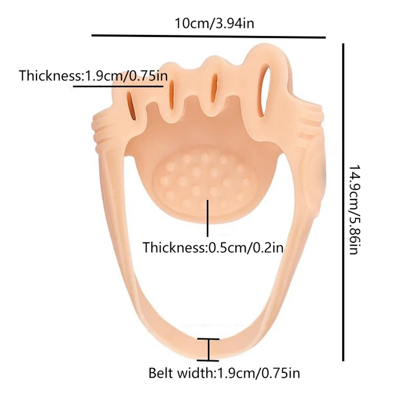 2 pz/paia Cinque-Fori Borsite Correttore Toe Separatore Gel Avampiede Cuscinetti Ortopedici Bretelle Ortesi Dito Alluce Valgo Distanziatori