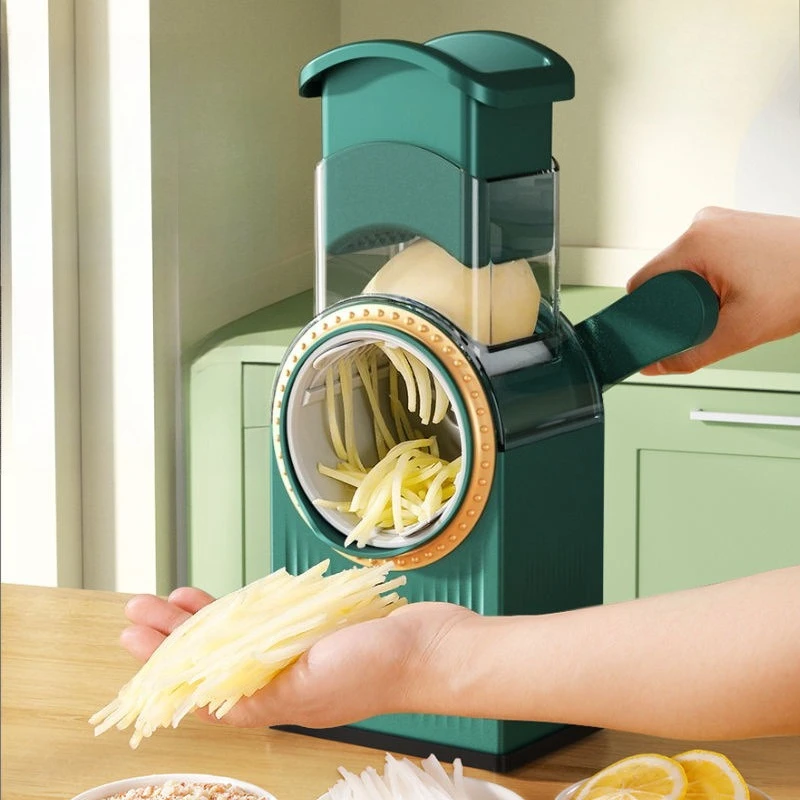 

Shredding potatoes Household wiping and planer Multifunctional roller slicer