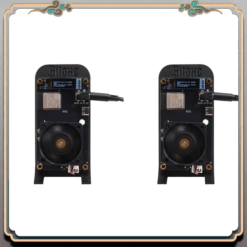 

A46M-2X Bitaxe Gamma 601 Solo Miner 1,2TH/S 18 Вт BM1370 Asic Chip от Antminer S21 Pro Bitcoin BTC Miner с кронштейном, вилка стандарта США