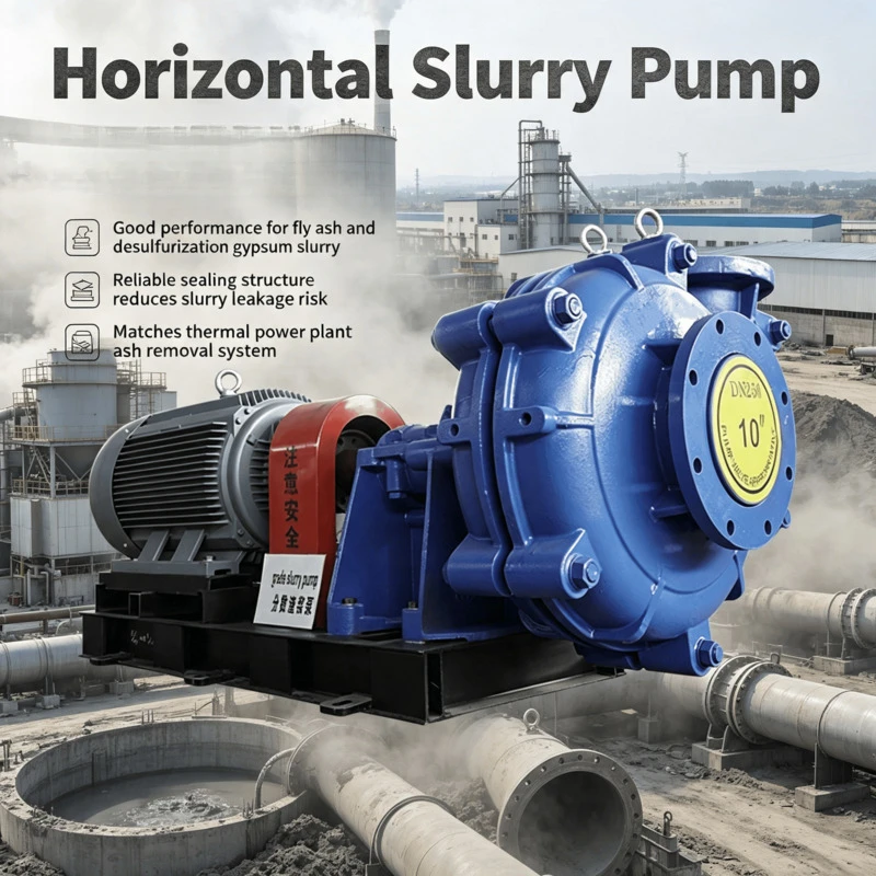 Heavy industrial centrifugal pump, power plant fly ash desulfurization gypsum slurry conveying pump