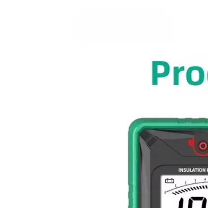 Digital Megohmmeter Insulation Resistance Tester 50V-1000V AC Voltage Meter With Data Storage For Electrical Testing Tool