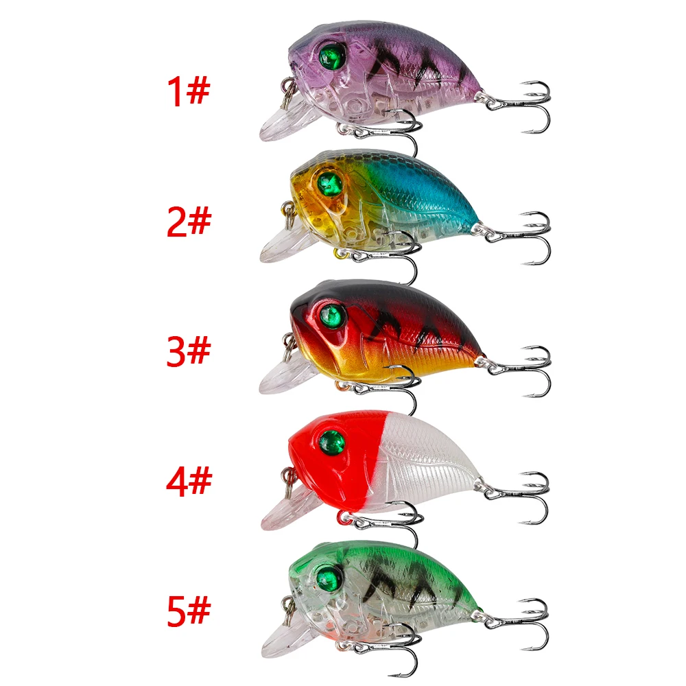 1Pcs/Lot Crankbait Fishing Lure 4.5cm 8.1g Floating Isca Artificial Hard Bait Bass Pike Wobblers Swimbait Carp Fishing Tackle