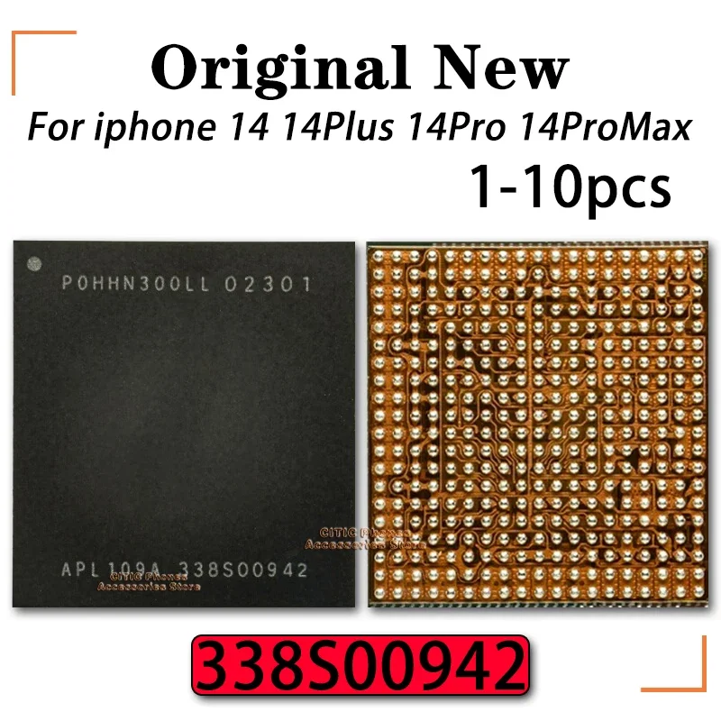 

1-10pcs New Original 338S00942 Power management IC For iPhone 14 Pro Max Plus 14Plus 14Pro 14Promax 338S 00942 PMIC CHIP