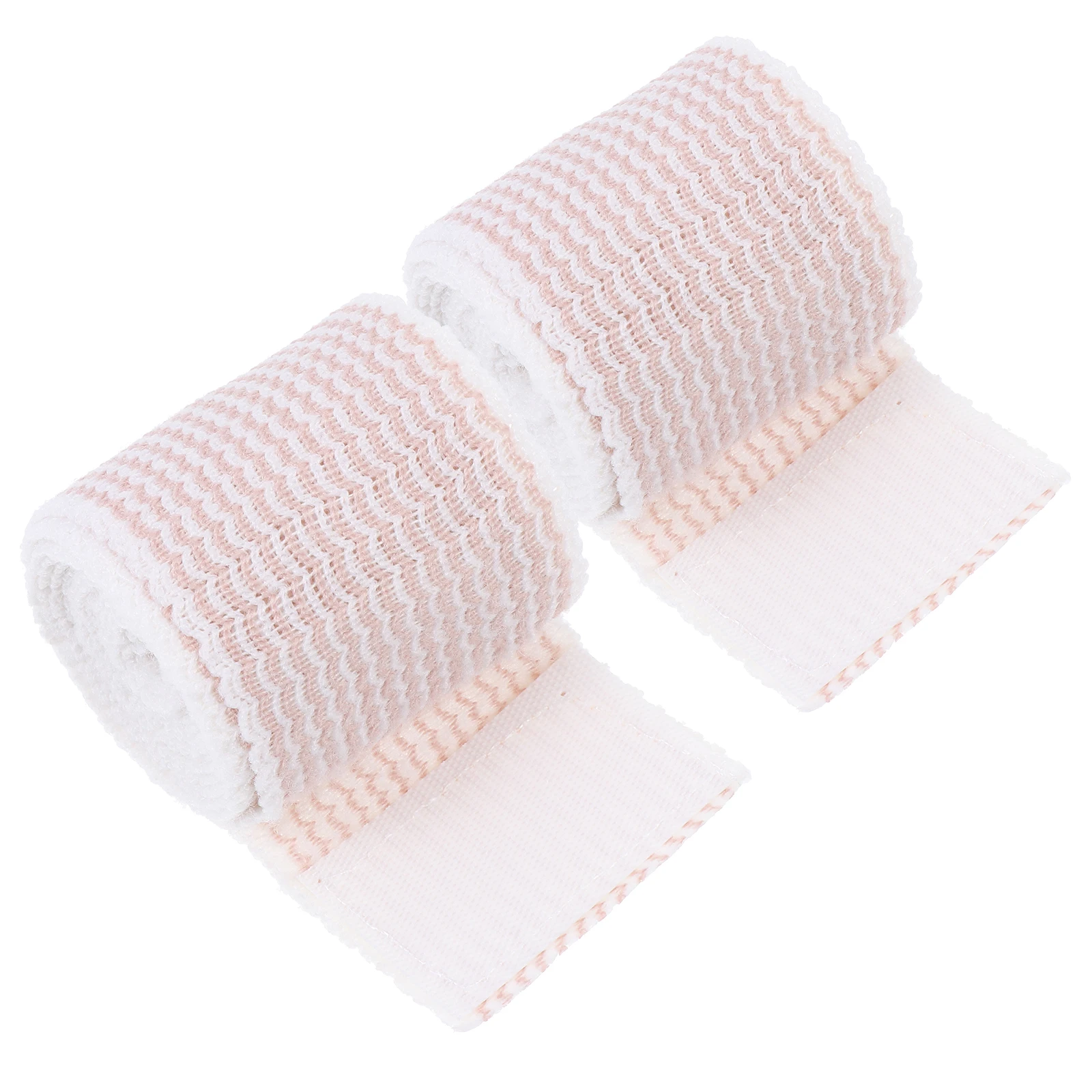 

2pcs Elastic Bandage SelfAdhesive Compression Sports Injury Support HighElastic Knitted Fabric Stretchable Durable Strips