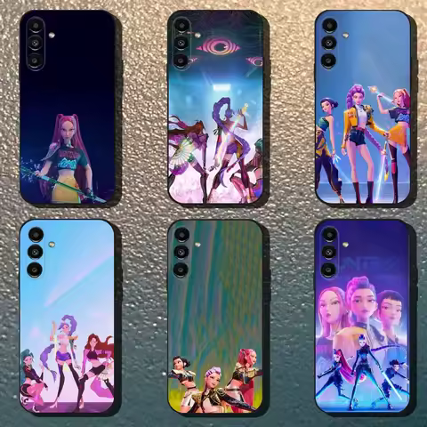 KPop D-Demon H-Hunters Phone Case For Samsung Galaxy A13,A21s,A22,A31,A32,A52,A53,A71,A80,Soft Black Shell