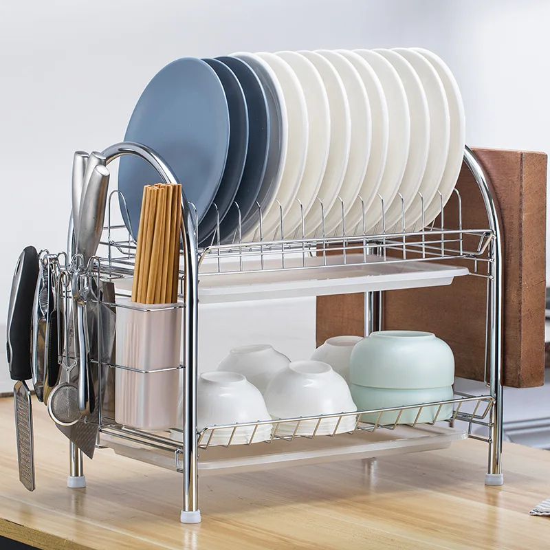 Household Dish Storage Rack Drainer Bowl Rack For Chopsticks and Dishes Storage Box Cupboard Supplies Home Kitchen Shelves