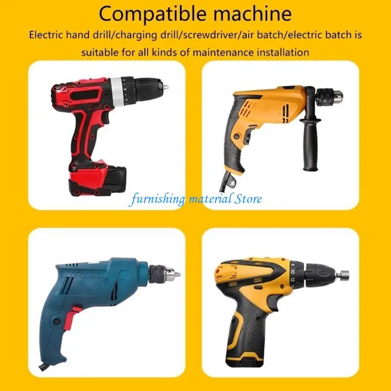 

Y5GD 9/14Pcs Hexagonal Handle Power Nut Driver Drill Bit Socket Wrench Screws Sleeves Screwdriver Set Socket Joint Adapter
