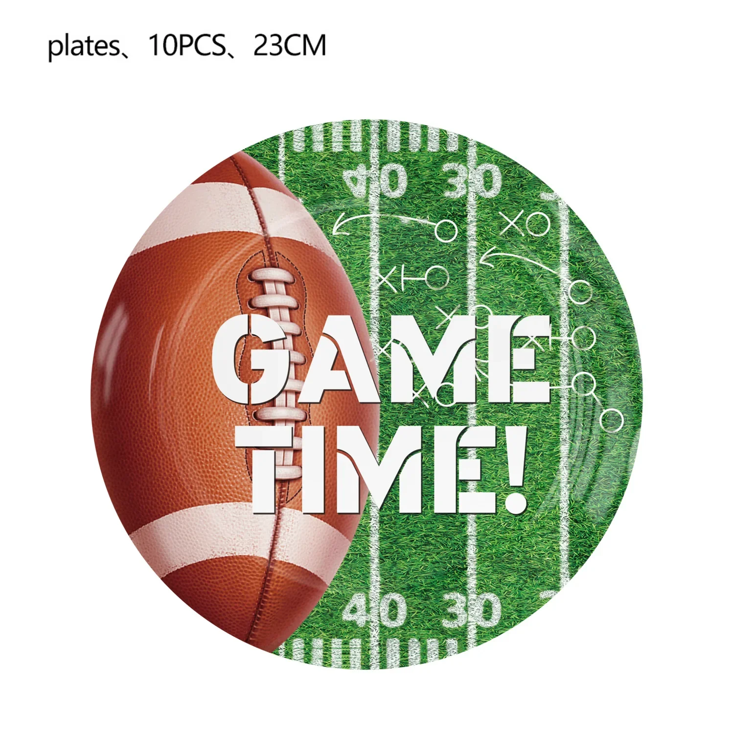 Super Bowl Rugby American Football Children\'s Birthday Party Paper Decoration Party Supplies Party Supplies Party Decorations