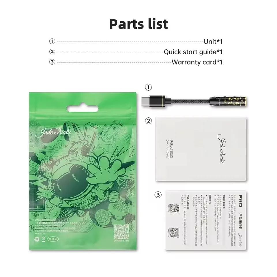 FiiO JIEZI USB ЦАП AMP Type-C на 3,5 мм/небалансированный адаптер для наушников 4,4 мм Кабель USB-C DSD-декодер для Android