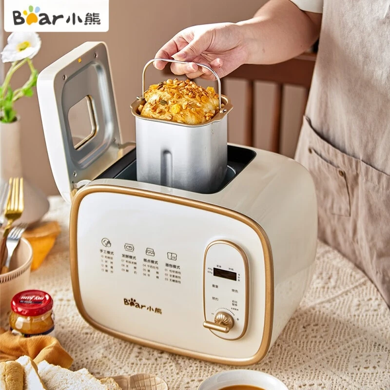 Bear Bread Machine Household Toaster Multifunctional Intelligent Reservation Cake Toaster Kneading Machine Dough Mixer MBJ-D06N5