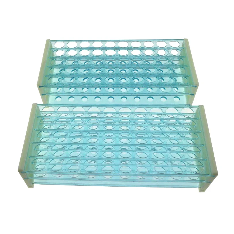 Test Tube Plastic Rack T3-layer  Detachable Assembly Support Position Laboratory Sample Pipe Rack Teaching Supplies 18mm 40-hole