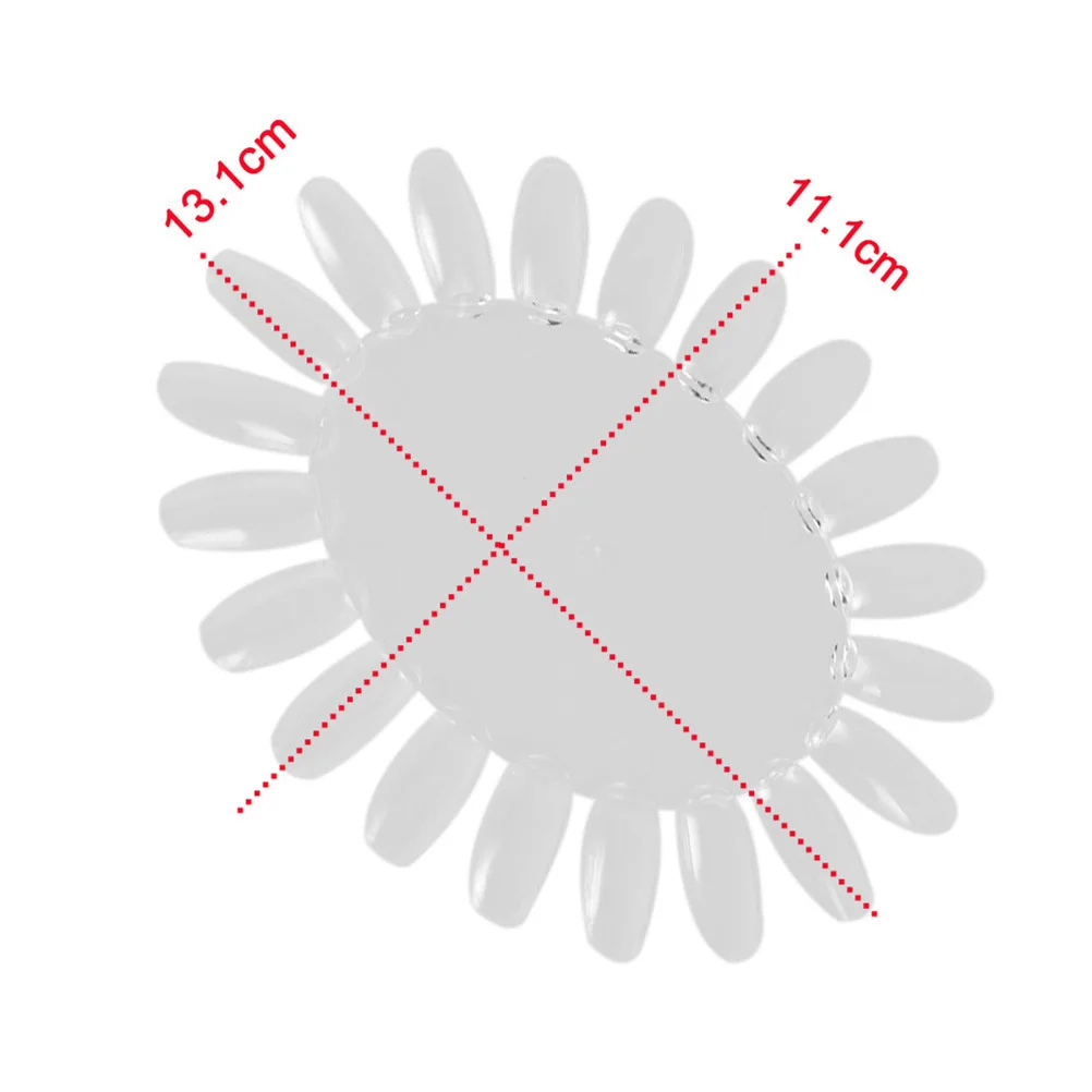 Gráfico profissional de cores para unhas, placa de prática curvada em forma de elipse para salão de beleza, treinamento de demonstração, esmalte, gráfico de cores com 10 peças
