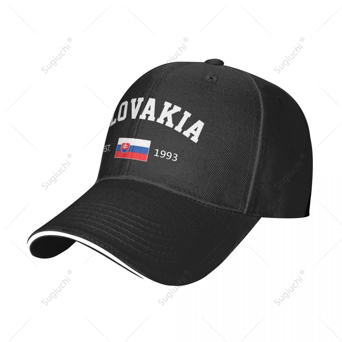 Baseball Cap Slovakia EST.1993 Independence Day Men Women Unisex Hip Hop Sandwich Caps Snapback Golf Hat Fishing