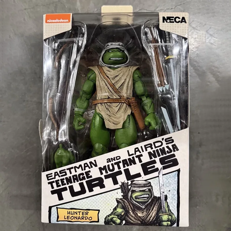 

TMNT фигурка Леонардо NECA 54448 Черепаха-ниндзя фигурки героев аниме периферийная модель 7-дюймовая фигурка оригинальный подарок