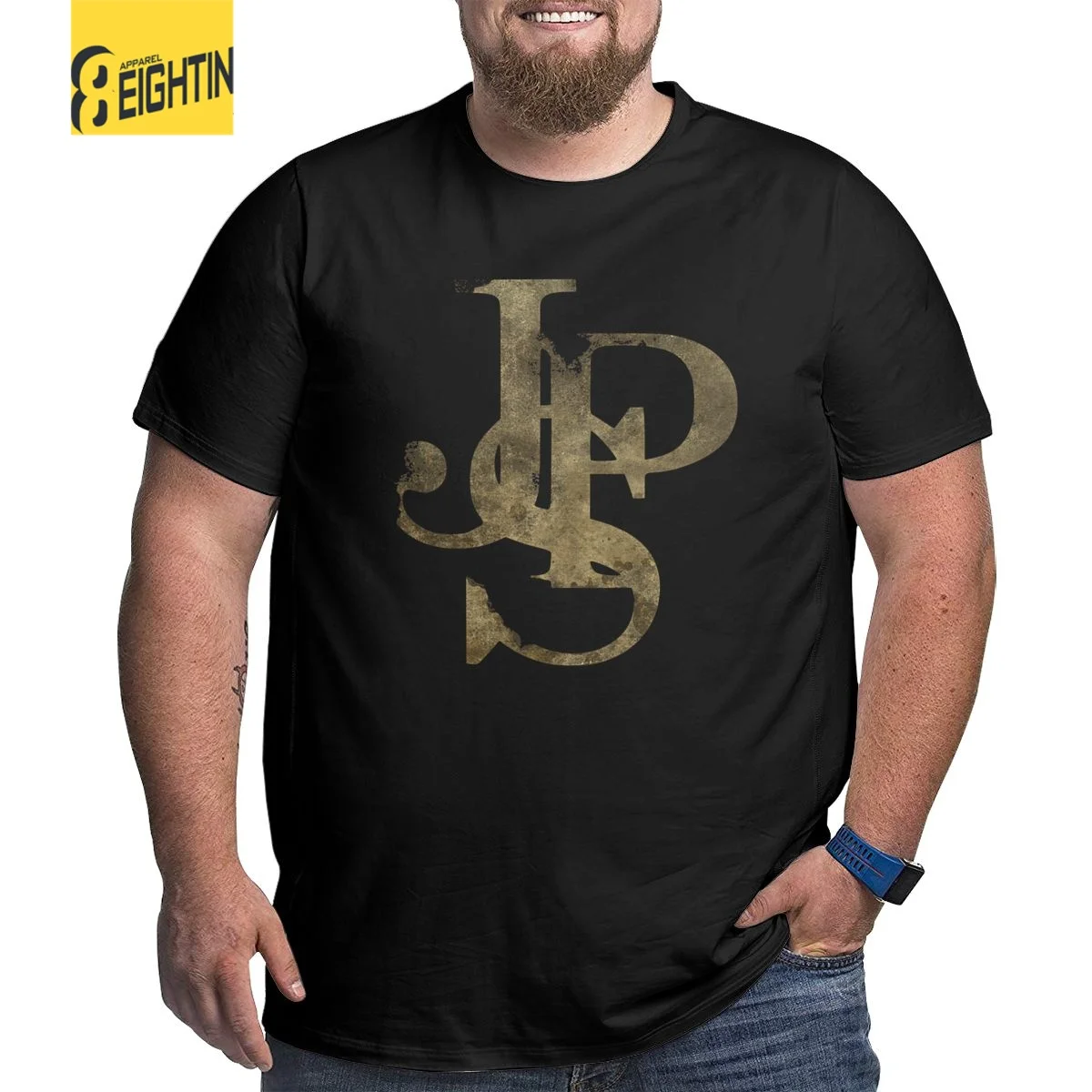 Raceworn JPS Ayrton Senna T Shirts for Men Pure Cotton T-Shirts O Neck Lotus John Player Team Big Tee Shirt Short Sleeve Clothes