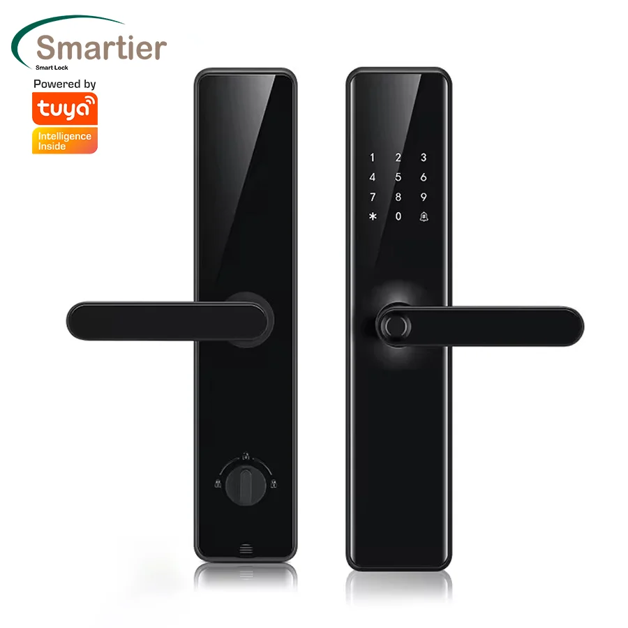 

Smartier Home Apartment Tuya Smart WiFi цифровой дверной замок телефон приложение дистанционное управление безопасность отпечаток пальца умный дверной замок