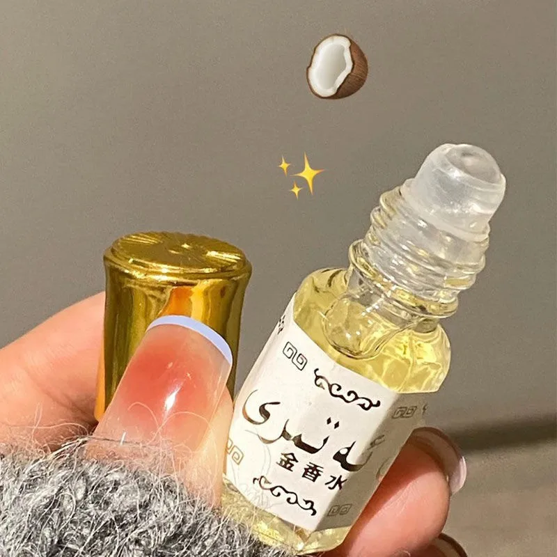 3ml Roll-On Perfume Oil, Middle Eastern Dubai Fragrance, Unique Charm Scent, Long Lasting Deodorizing Essential Oil for Men