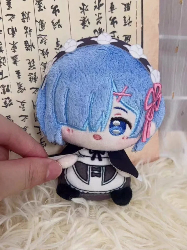 Anime Re:Life In A Different World From Zero Rem Pendant Keychain Plush Doll Toys Stuffed Plushie a7138 Gift