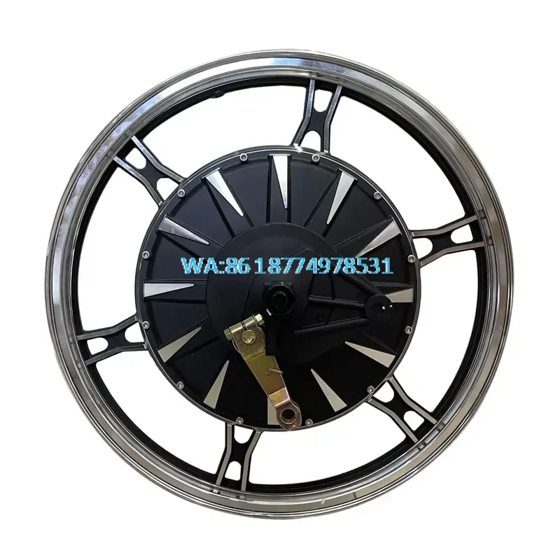 Wmwmnu 3000W 17inch Brushless Single Wheel Motorcycle Moped Hub Motor Max Speed 90-100kph IP67 Waterproof Aluminum