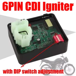 6PIN CDI RACING FOR CG125FAN CBF150 NXR150 TITAN KS ES CG150 XR125L XR150L GL150 CARGO TMX SUPREMO Bros125 adjustable Igniter