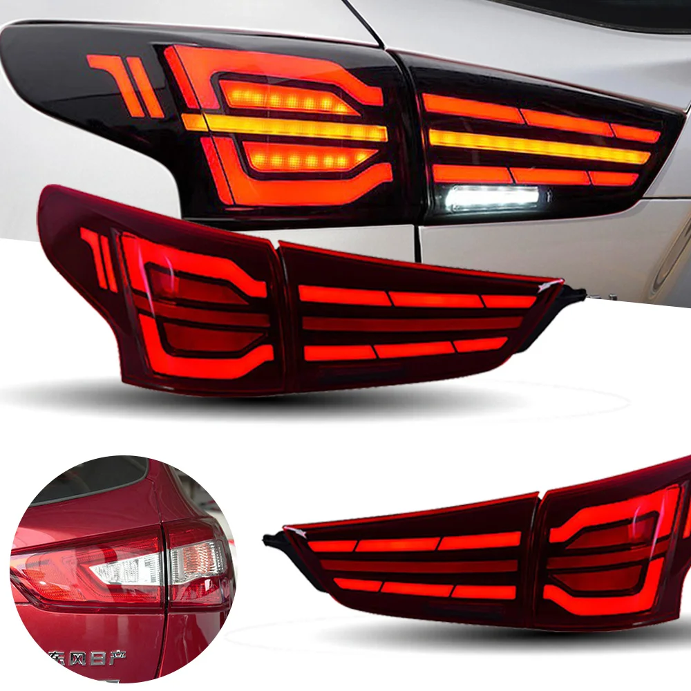 Taillight For Nissan Qashqai LED Taillights 2016-2022 Tail Lamp Car Styling DRL Signal Projector Lens Automotive Accessories