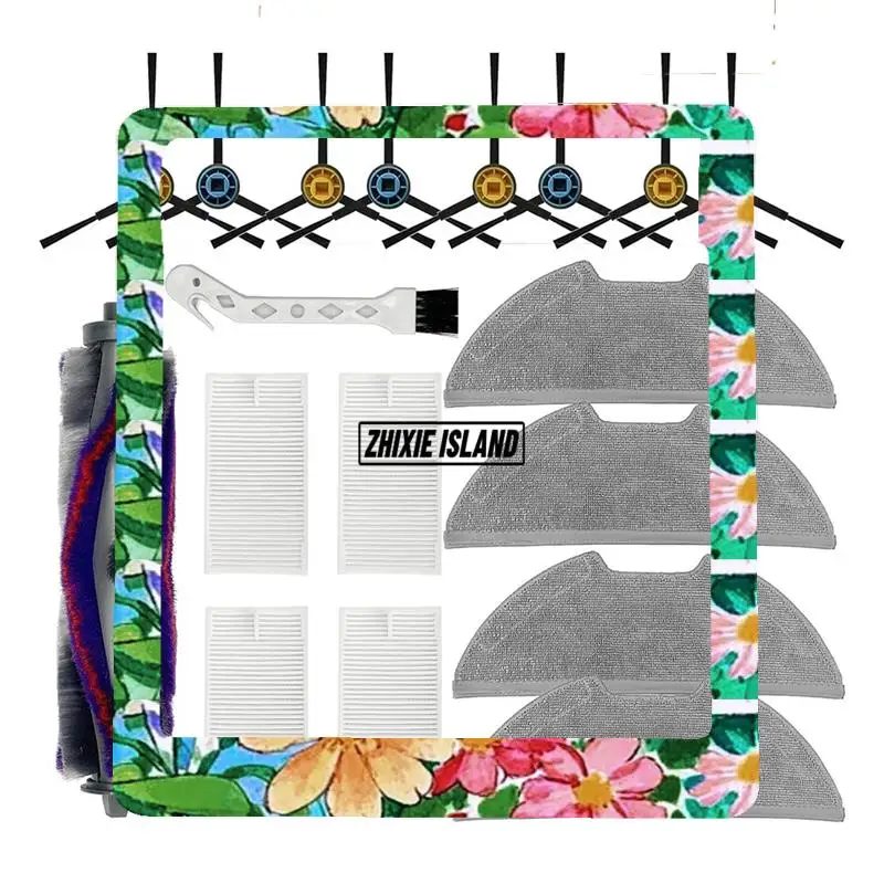 

24-часовой комплект аксессуаров для доставки, замена для робота-пылесоса Eureka E10s, основная щетка, фильтры, боковые щетки для швабры, чистка B