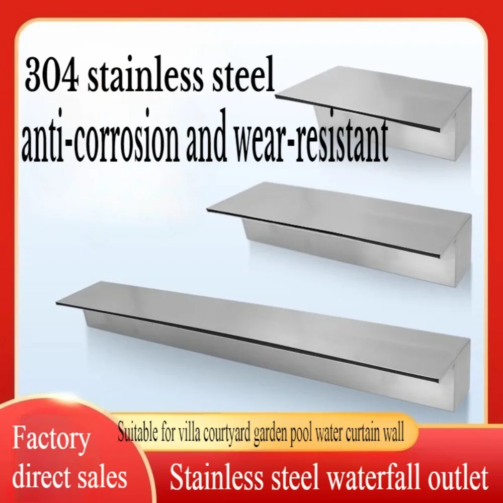 Rockery and flowing water wall waterfall outlet flower fish pond flowing water wall rockery and flowing water wall